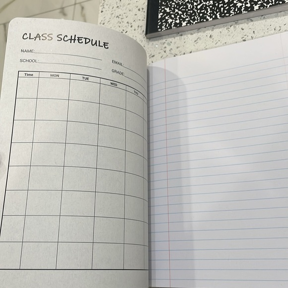 Black and White Composition Notebooks - set of 4 - Picture 3 of 3